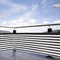 branco da tampa da tela de 0.75*6M Outdoor Balcony Privacy para trilhos do balcão do condomínio dos apartamentos