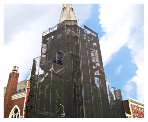 Fogo preto da chama - a rede retardadora dos restos a queda 80gsm de 2m x de 50m impediu